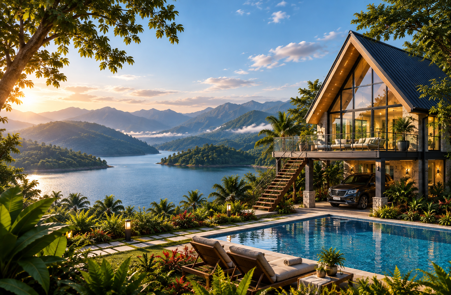 Architectural Resort Villa Presentation — Dam View Estates
